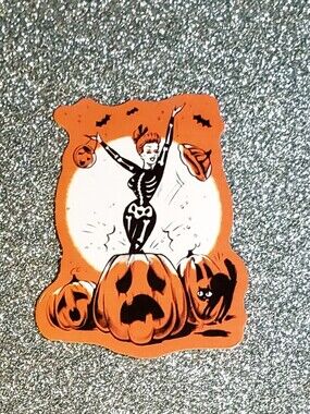 10/$10 Vintage HALLOWEEN WATERPOOF Sticker